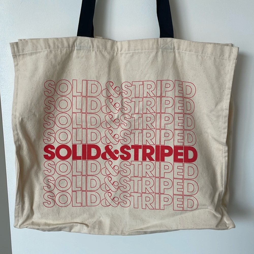 Solid & Stripe canvas tote